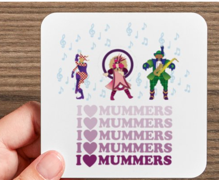 I Love Mummers Coaster Set