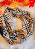 Buffalo Plaid Infinity Pocket Scarf