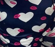 Pink Kisses - Girls Pajamas – Apple Girl Boutique