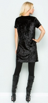 The Vivian - Women's Velvet Short Sleeve Dress