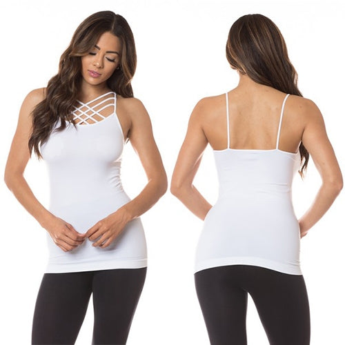 The Luna - Women's Cami in White