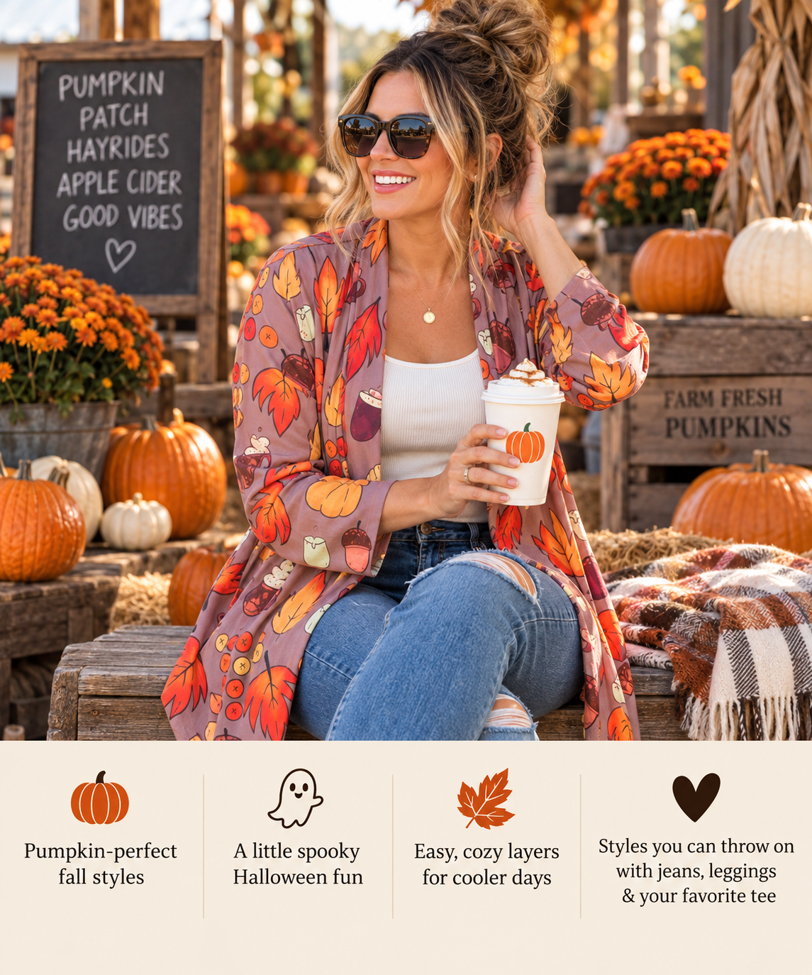 Fall & Halloween Cardigans