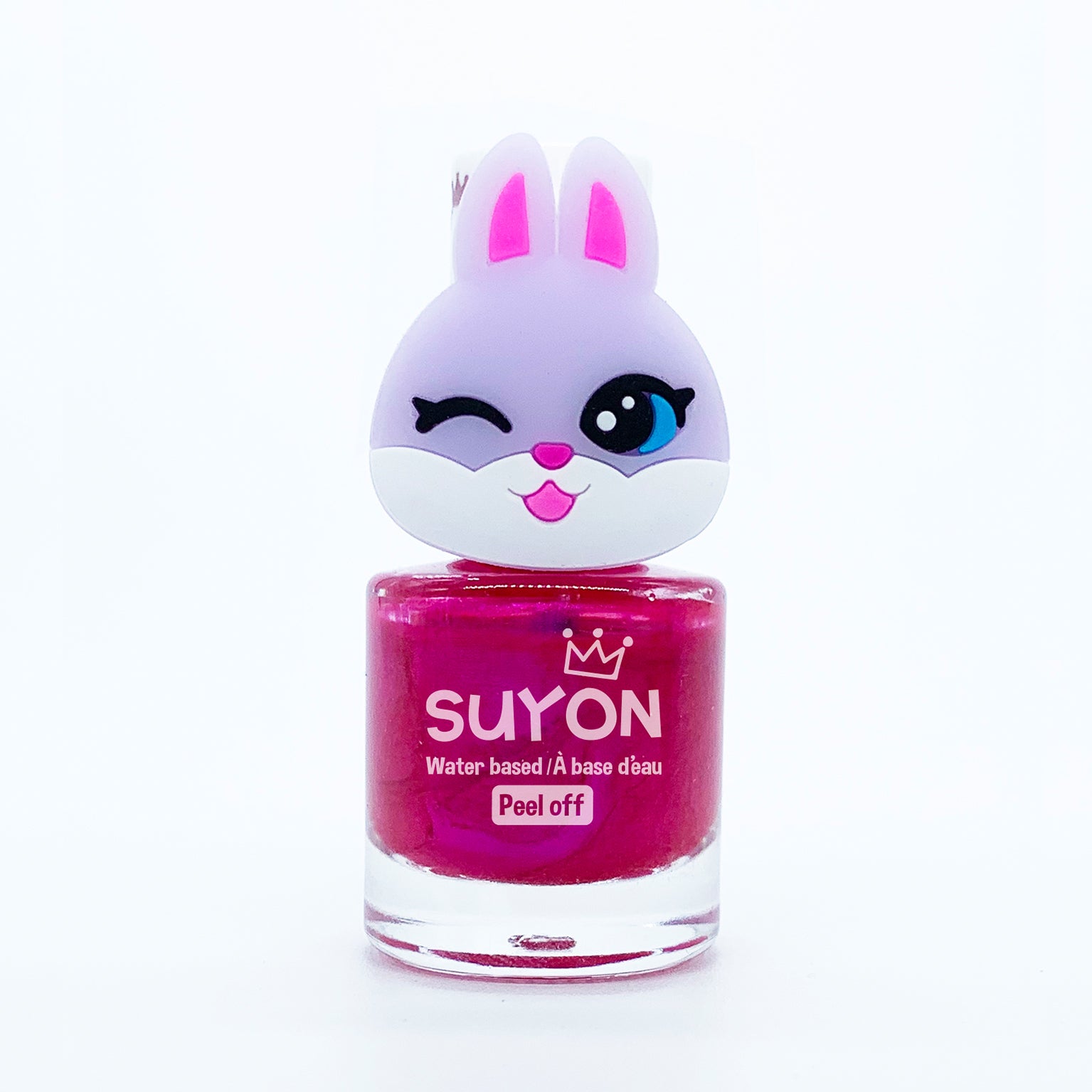Bunny Dark Purple Ring Nail Polish - Water Based Polish
