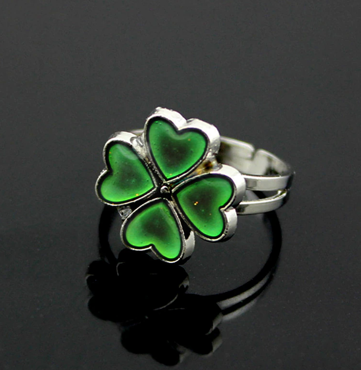 Lucky Clover Mood Ring