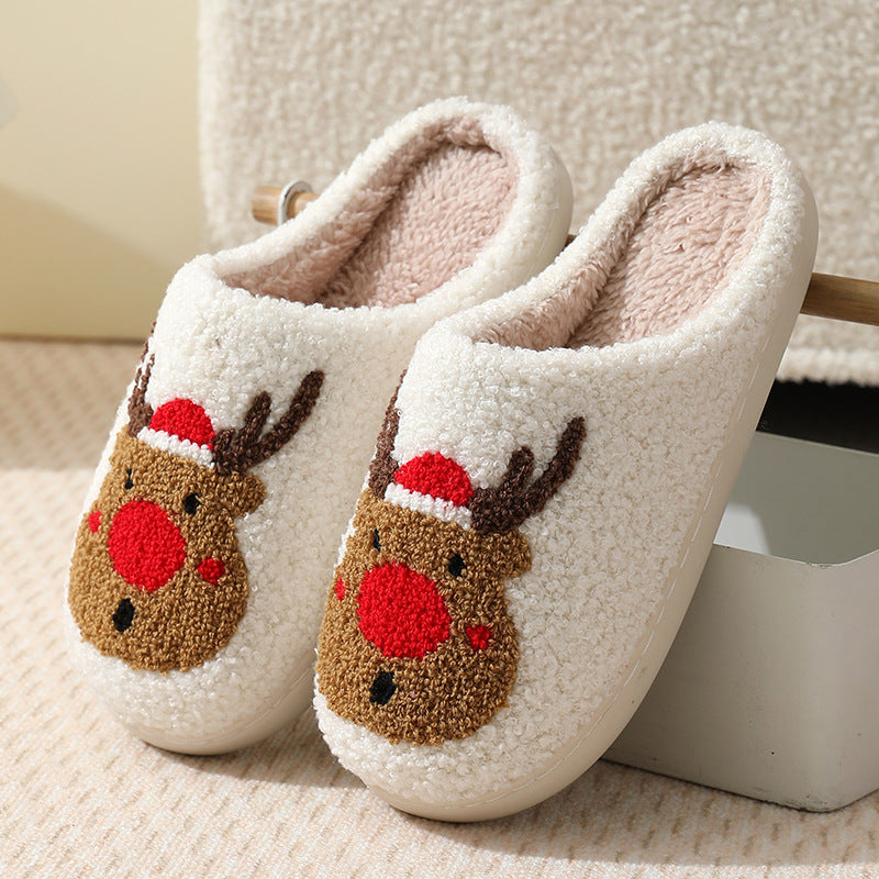 Reindeer Games - Furry Adult Slippers