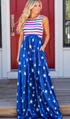 The Aimee Americana - Women's Maxi Dress