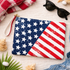 American Flag Pouch with Wristlet