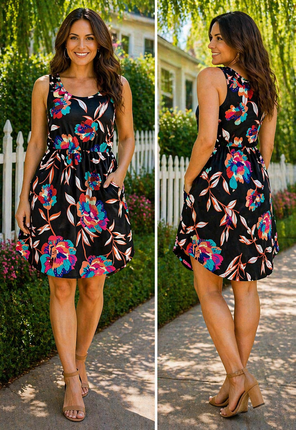 The Annabelle Tropical Floral - Women's Dress