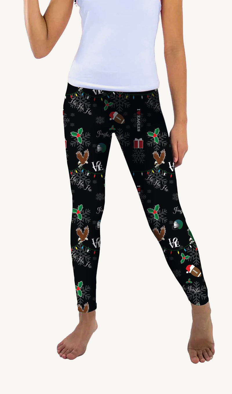 We Wish You a Philly Christmas - Girls Leggings