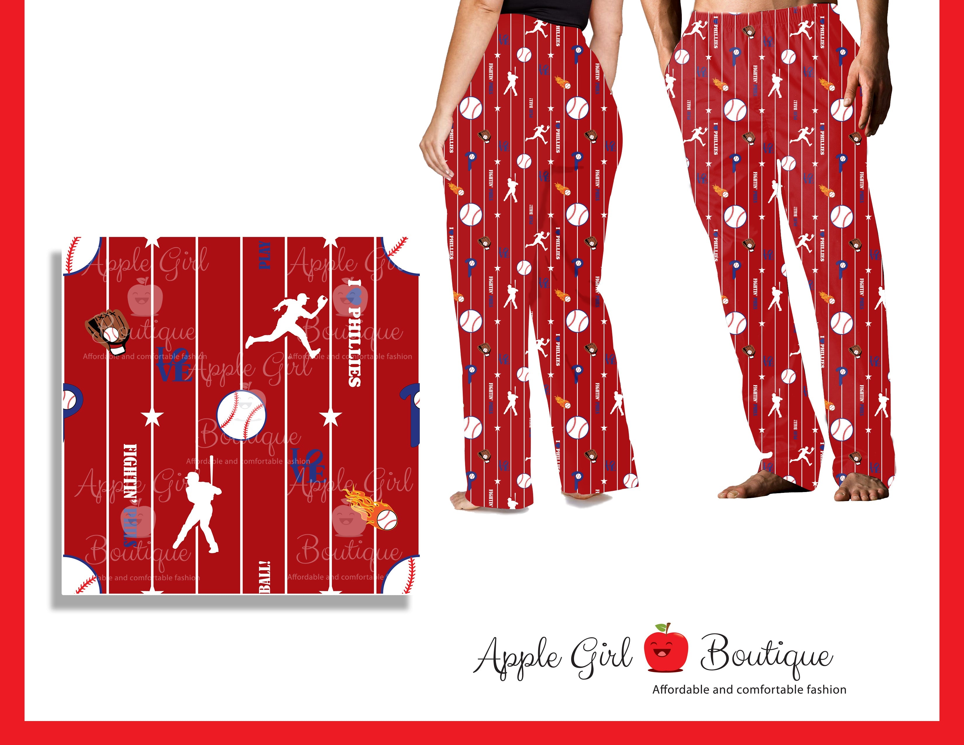 Philly Baseball Lounge Pants - Adult Unisex