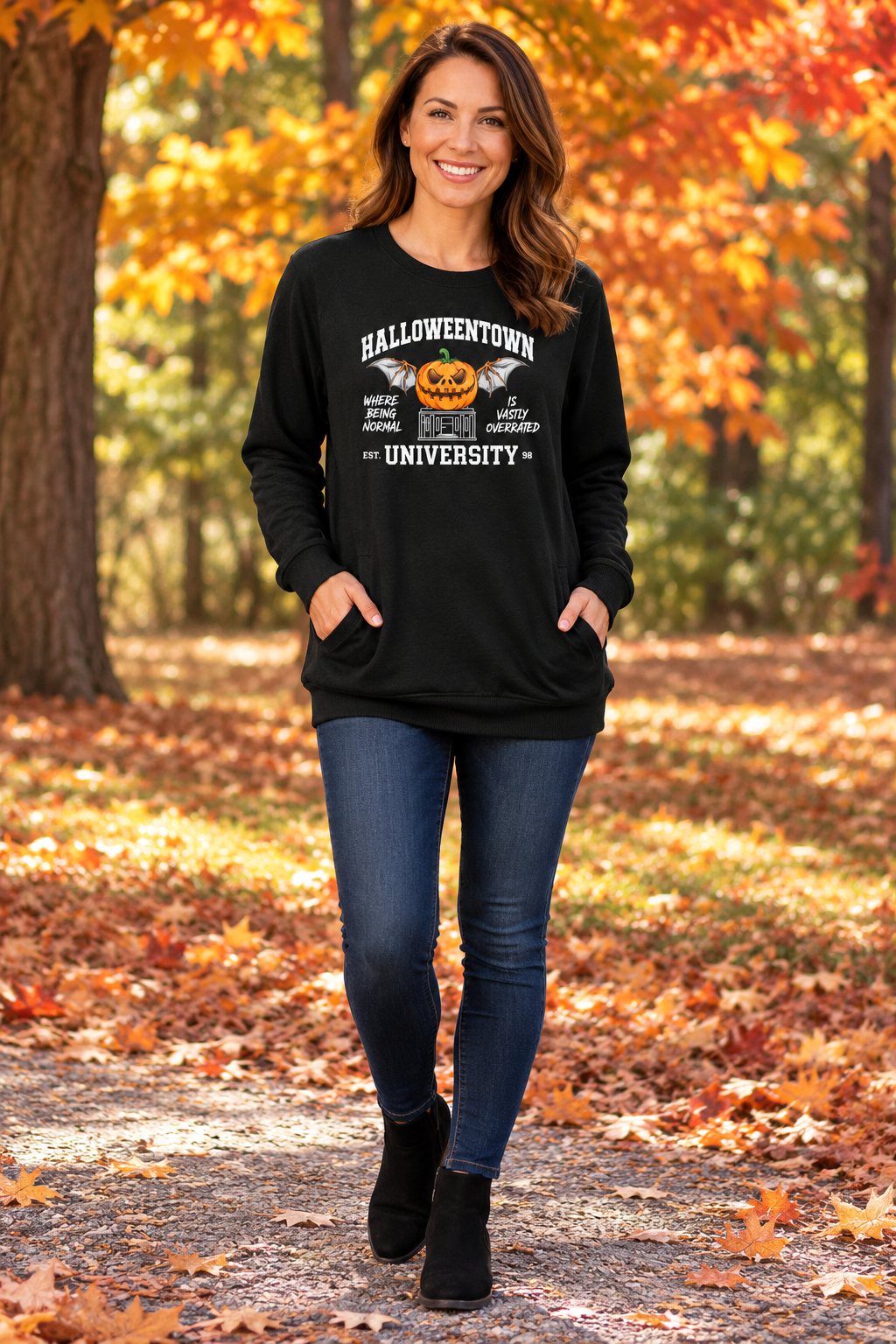 Halloweentown University - Women's Top in Black