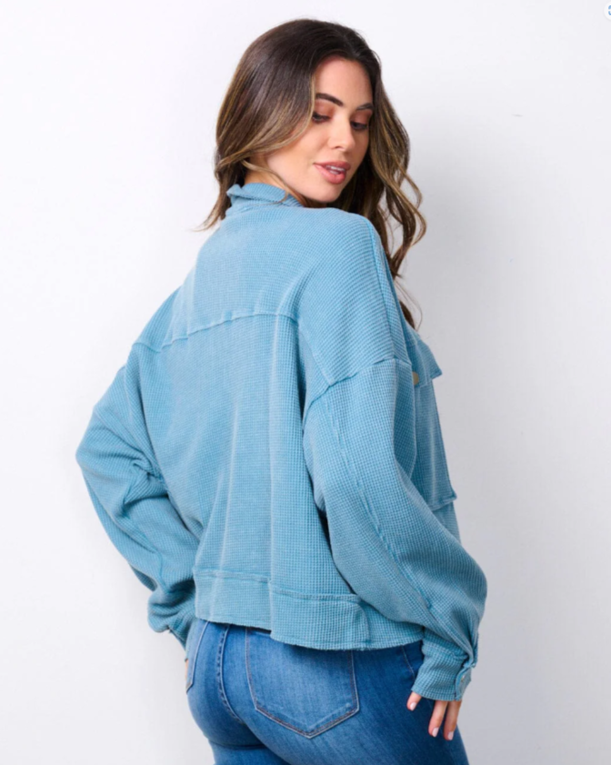 The Candace - Women's Jacket in Ice Blue