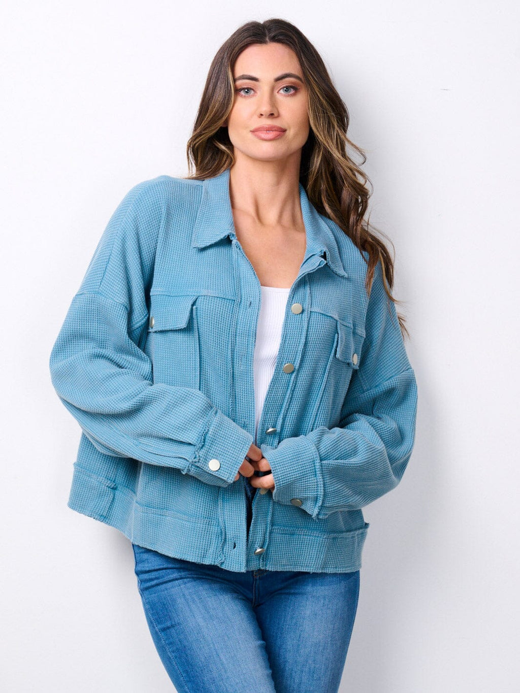 The Candace - Women's Jacket in Ice Blue