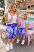 Mermaid Galaxy Capris - Girls
