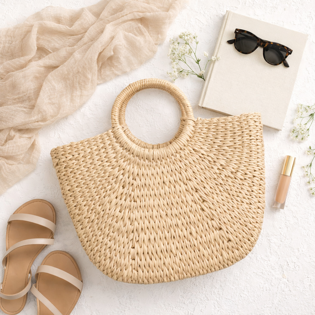 Coastal Classic Straw Bag