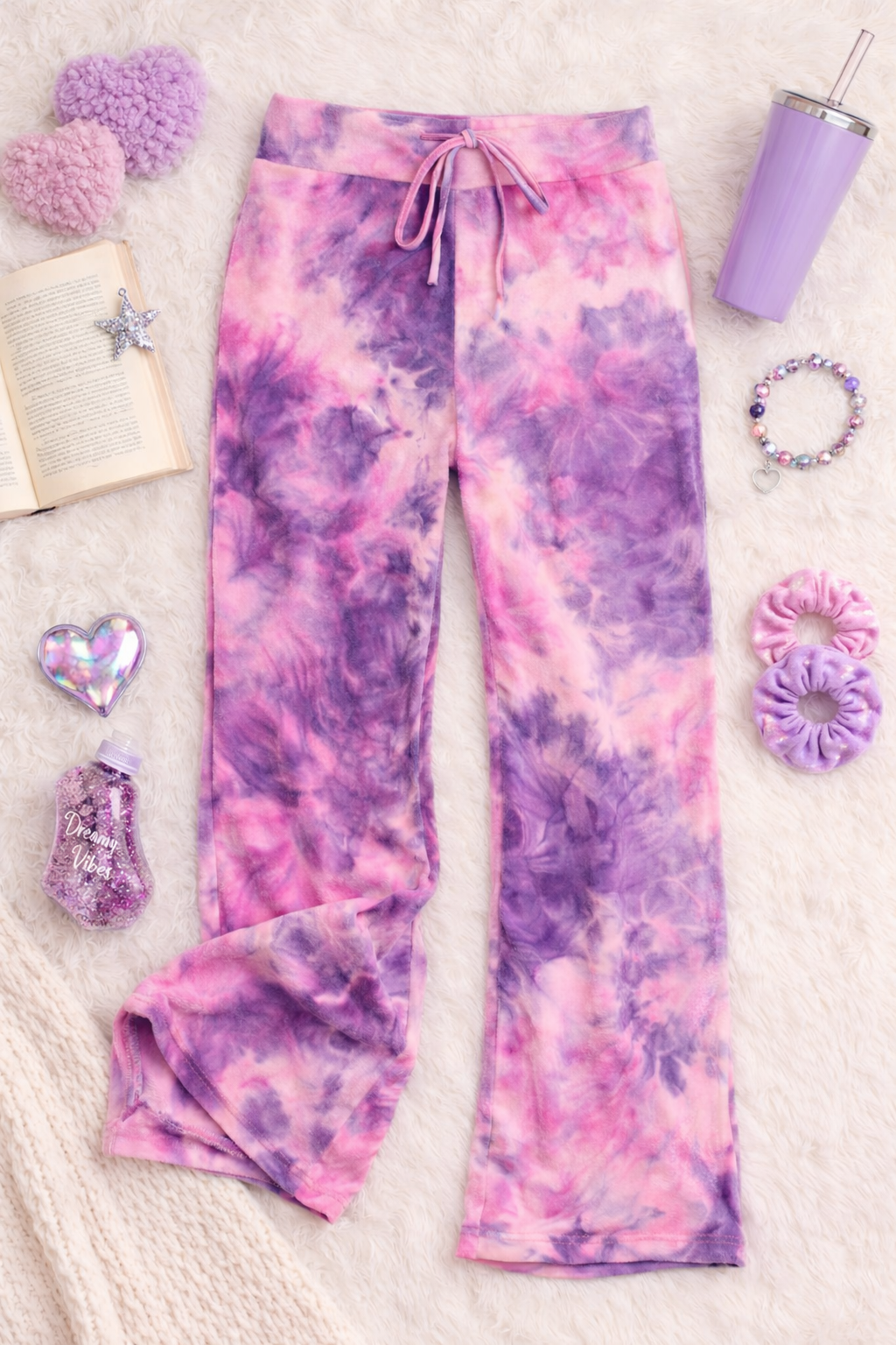 Cotton Candy Dreams - Women's Pajama Lounge Pant