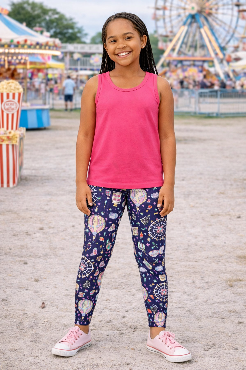 Cotton Candy Carnival - Girls Leggings
