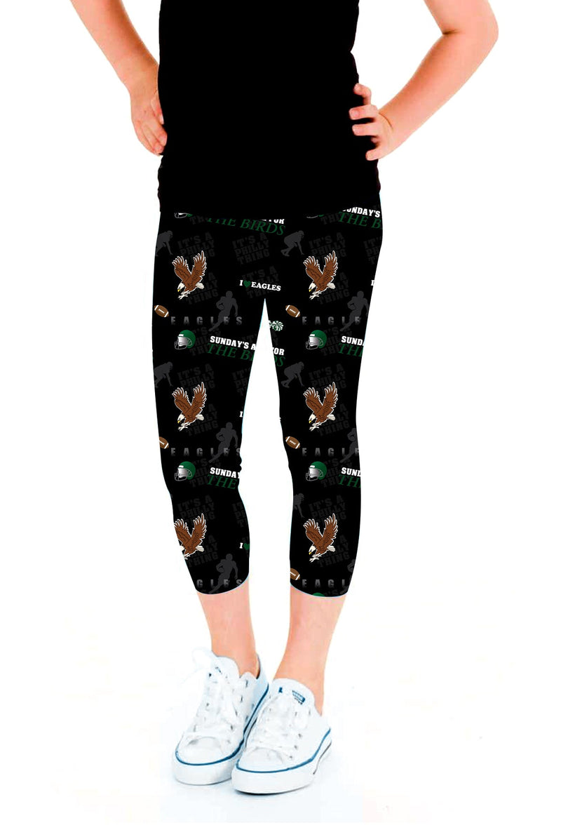 Sundays are for The Birds - Girl's Capris