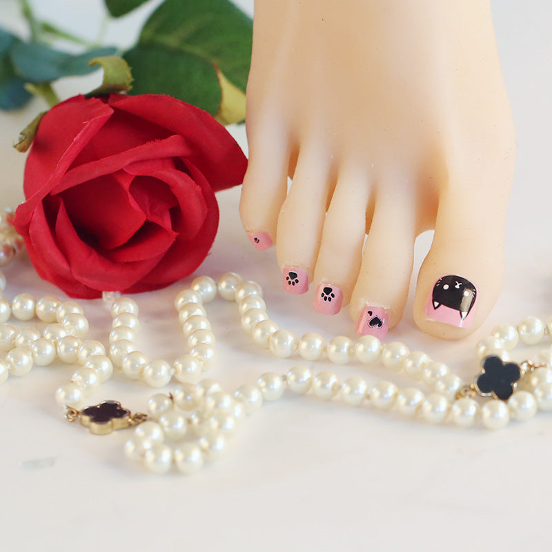 Purrfectly Pink - Toenail Strips