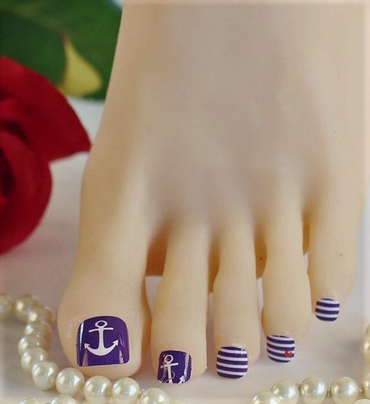 Anchor's Away - Toenail Strips