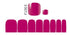Electric Pink - Toenail Strips