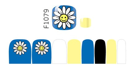 Fun with Flowers - Toenail Strips