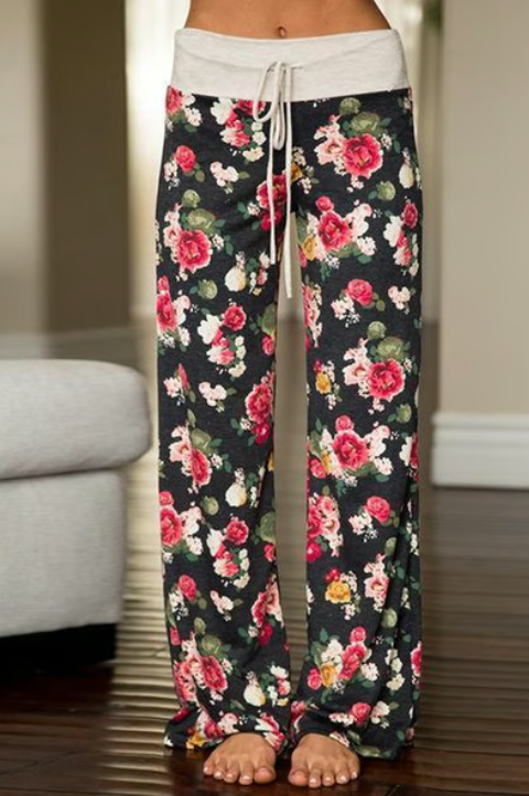 Forget Me Not Meadow - Women's Lounge Pants