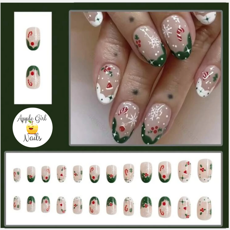 Holiday Windows - Press On Nails