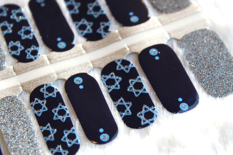 Star of David - Nail Strips