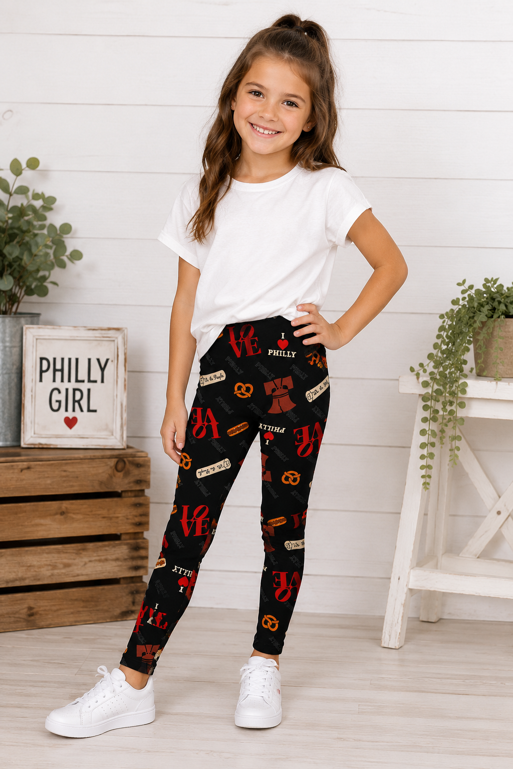 I Love Philly - Girls Leggings