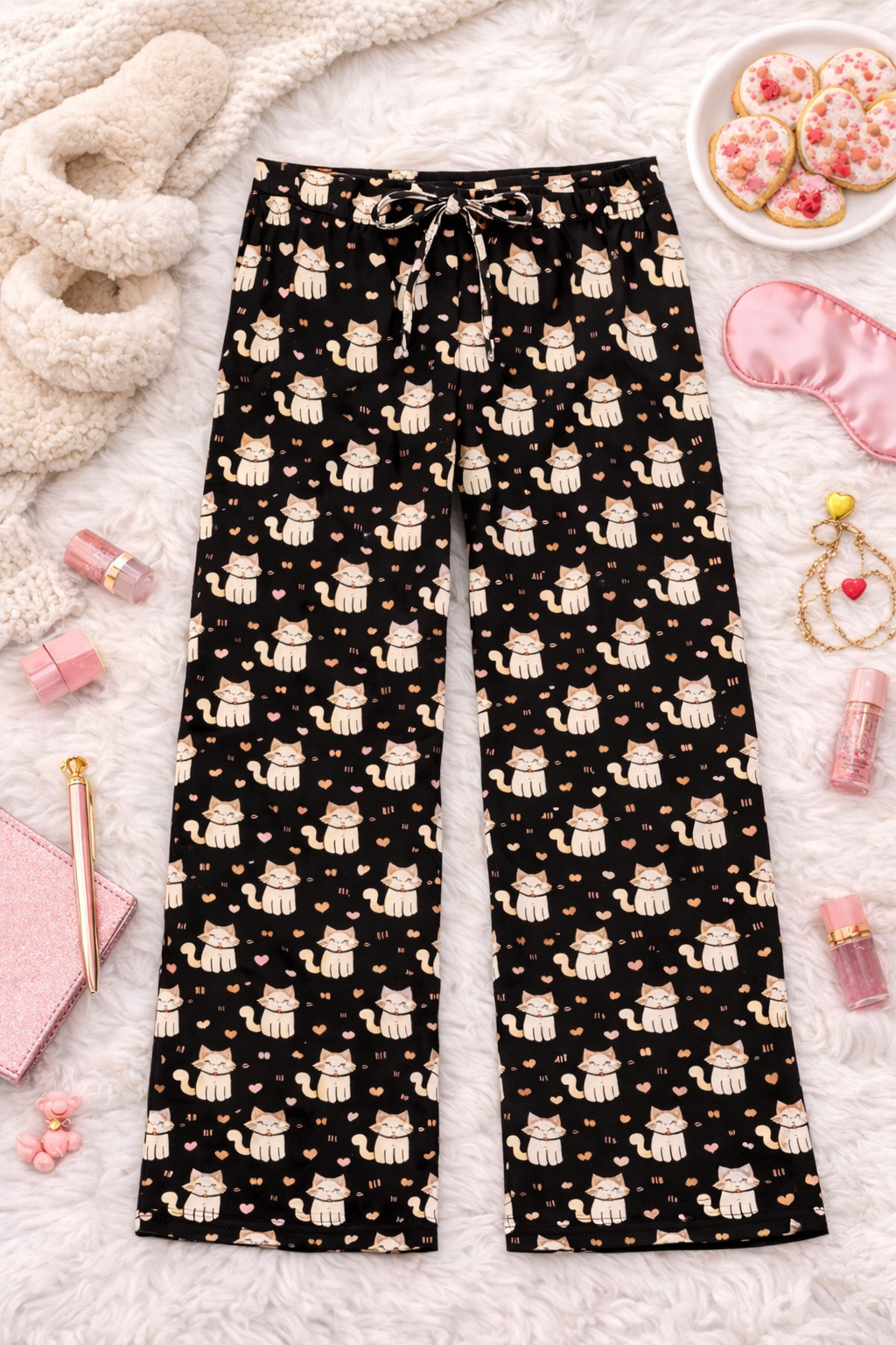 Just Kitten Around - Women's Pajama Lounge Pant