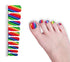 Rainbow Mania - Toenail Strips