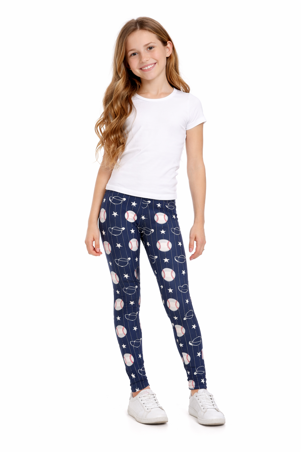Load the Bases - Girls Leggings