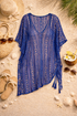 The Nikki  - Women's Beach Cover Up in Royal Blue