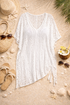 The Nikki  - Women's Beach Cover Up in White
