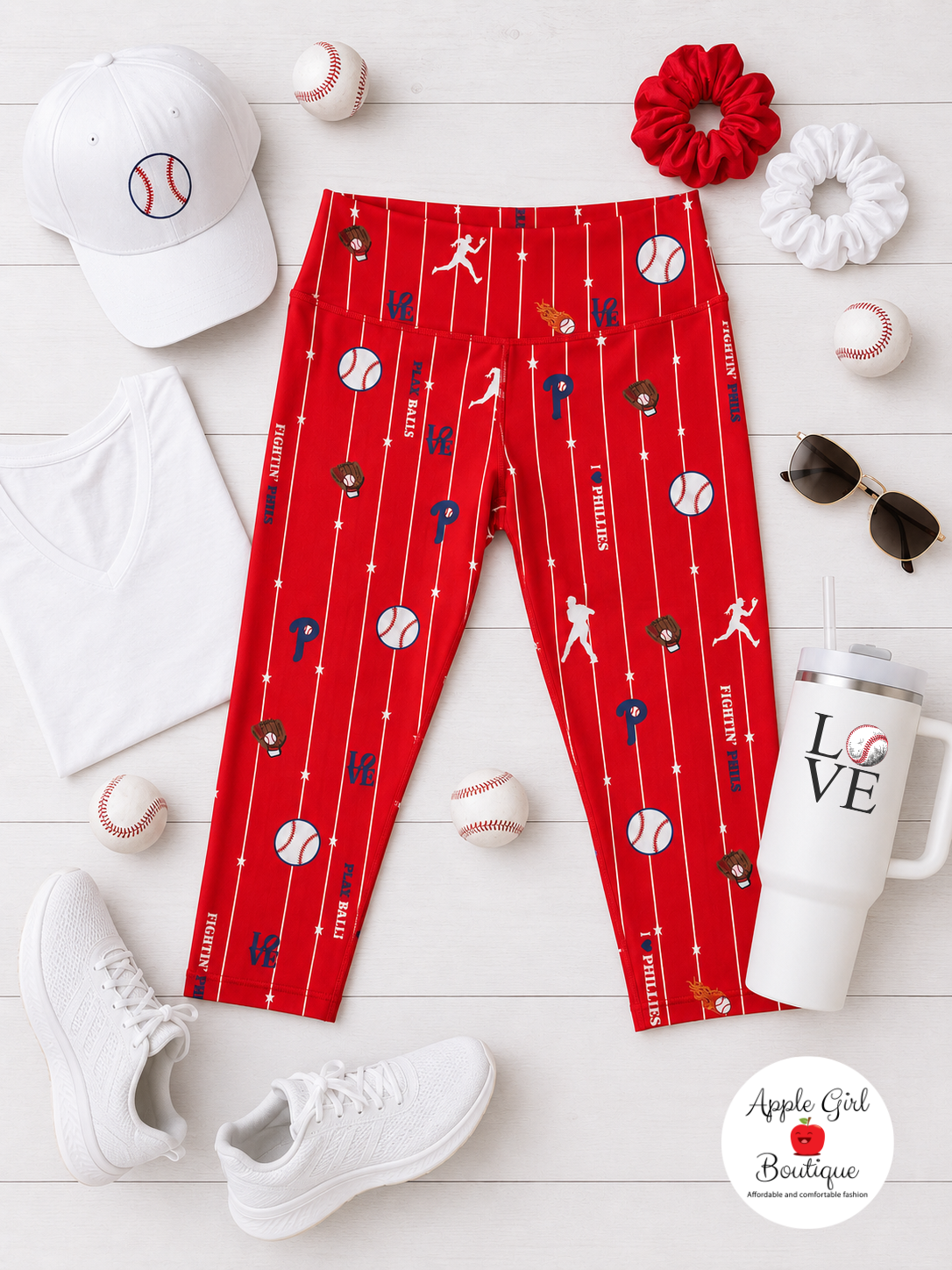 Philly Baseball Capris - Women's - PRE-ORDER