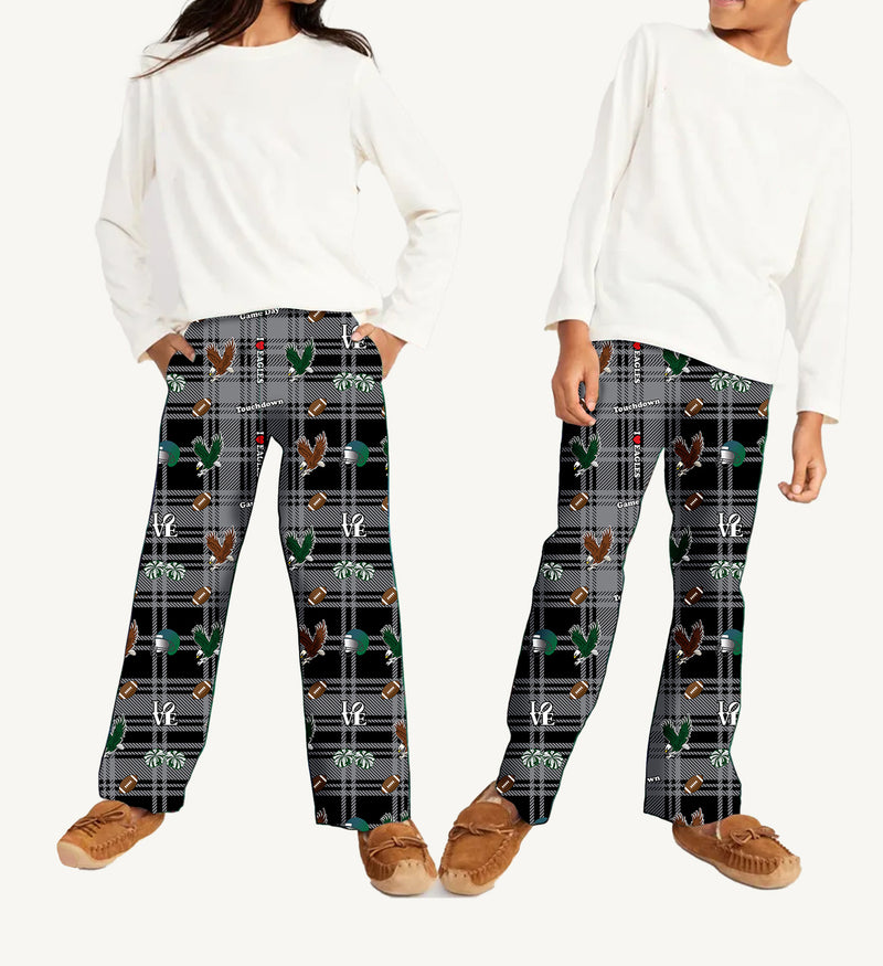 Philly Game Day Plaid Lounge Pants - Kids Unisex
