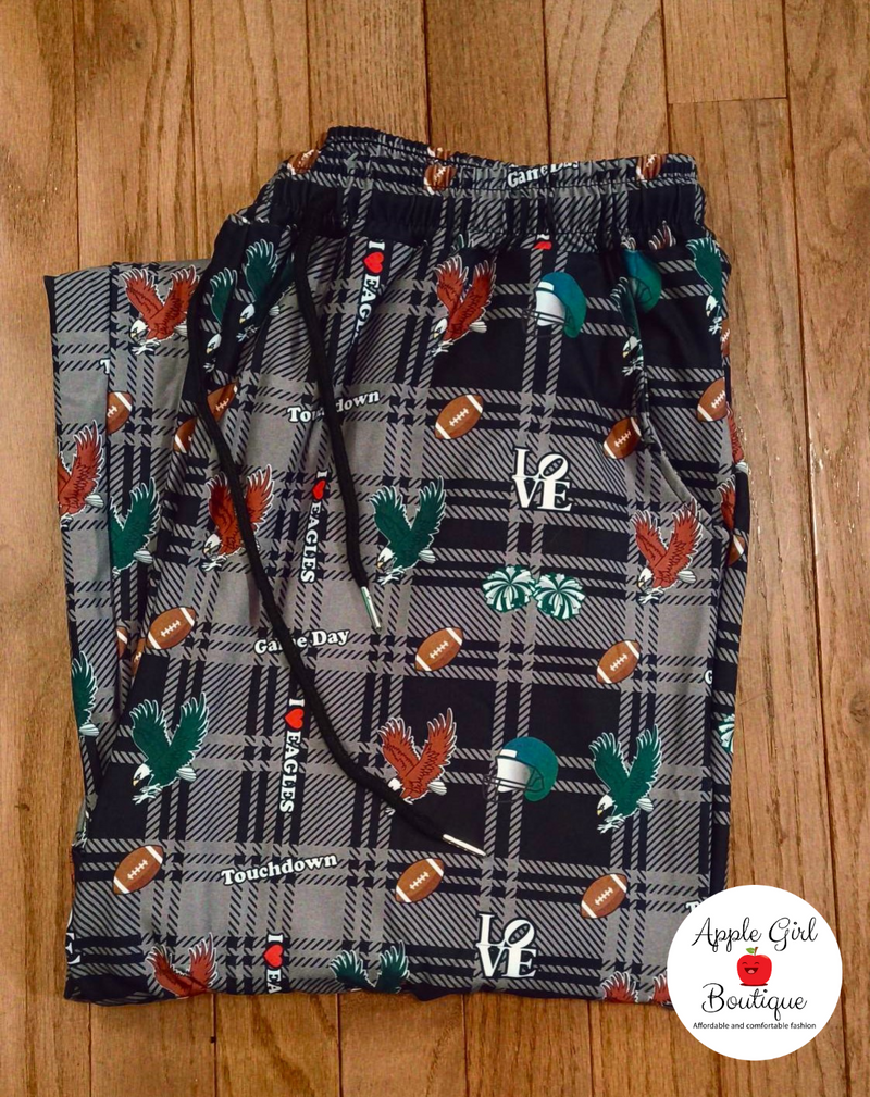 Philly Game Day Plaid Lounge Pants - Kids Unisex