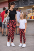 Pretty in Pigskins Football Leggings - Girls Leggings