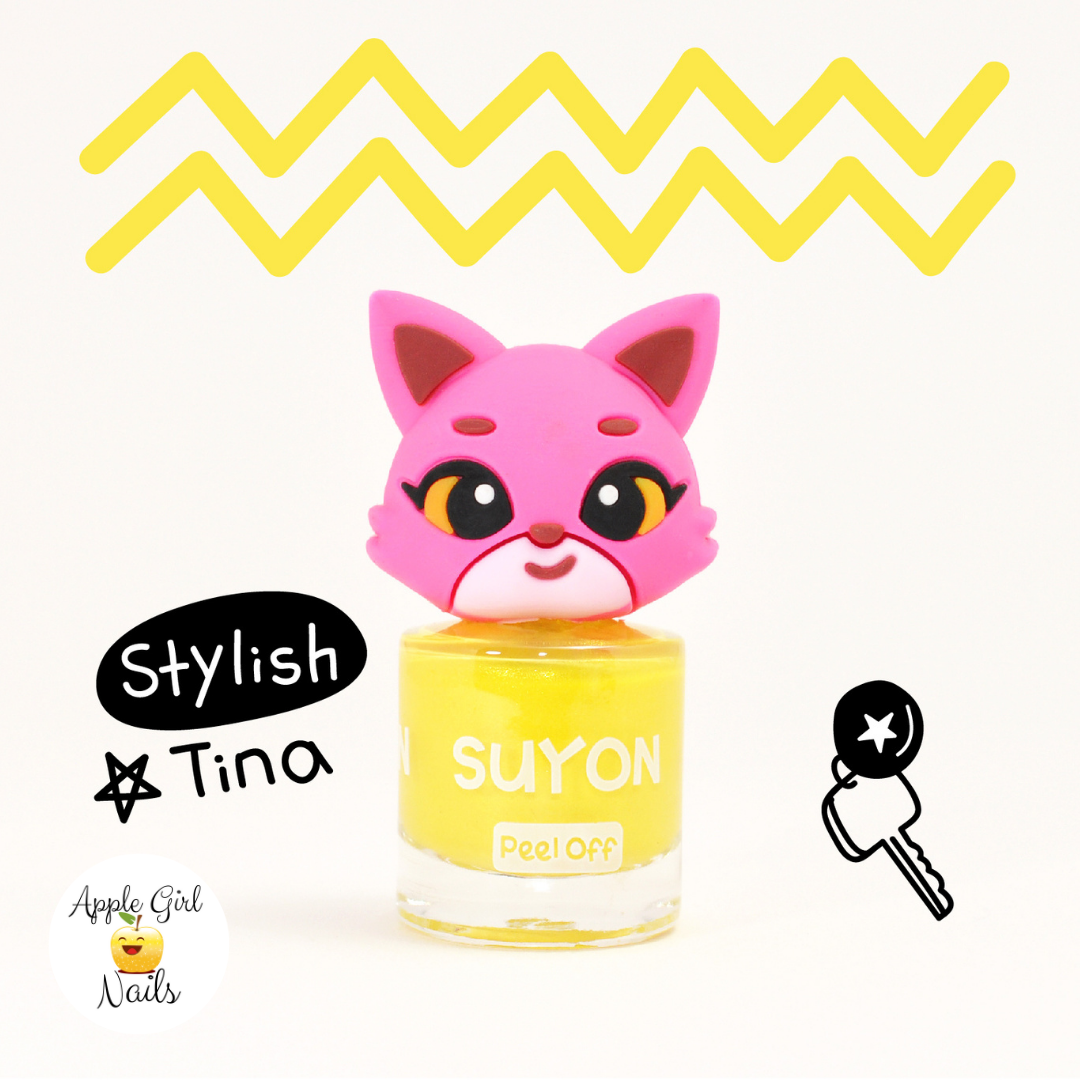Stylish Tina in Yellow - Water Based Polish
