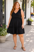 The Abby - Women's Plus Size Dress in Black