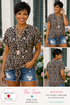 The Tessa - Women's Leopard Criss Cross Top