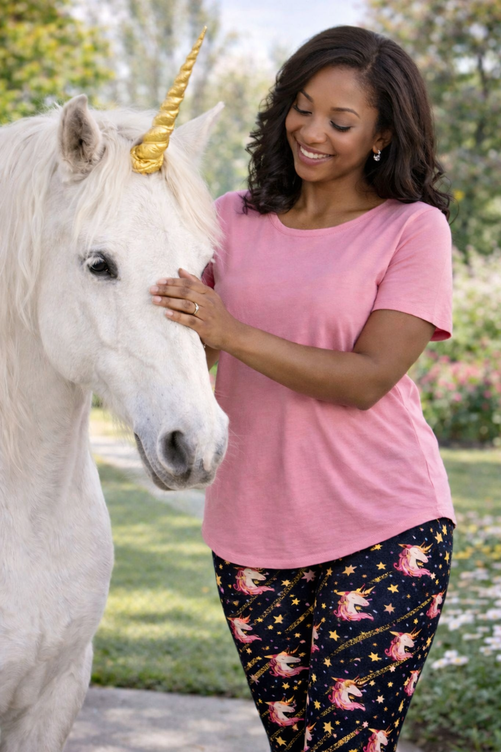Unicorn Princess - Women's One Size Capris