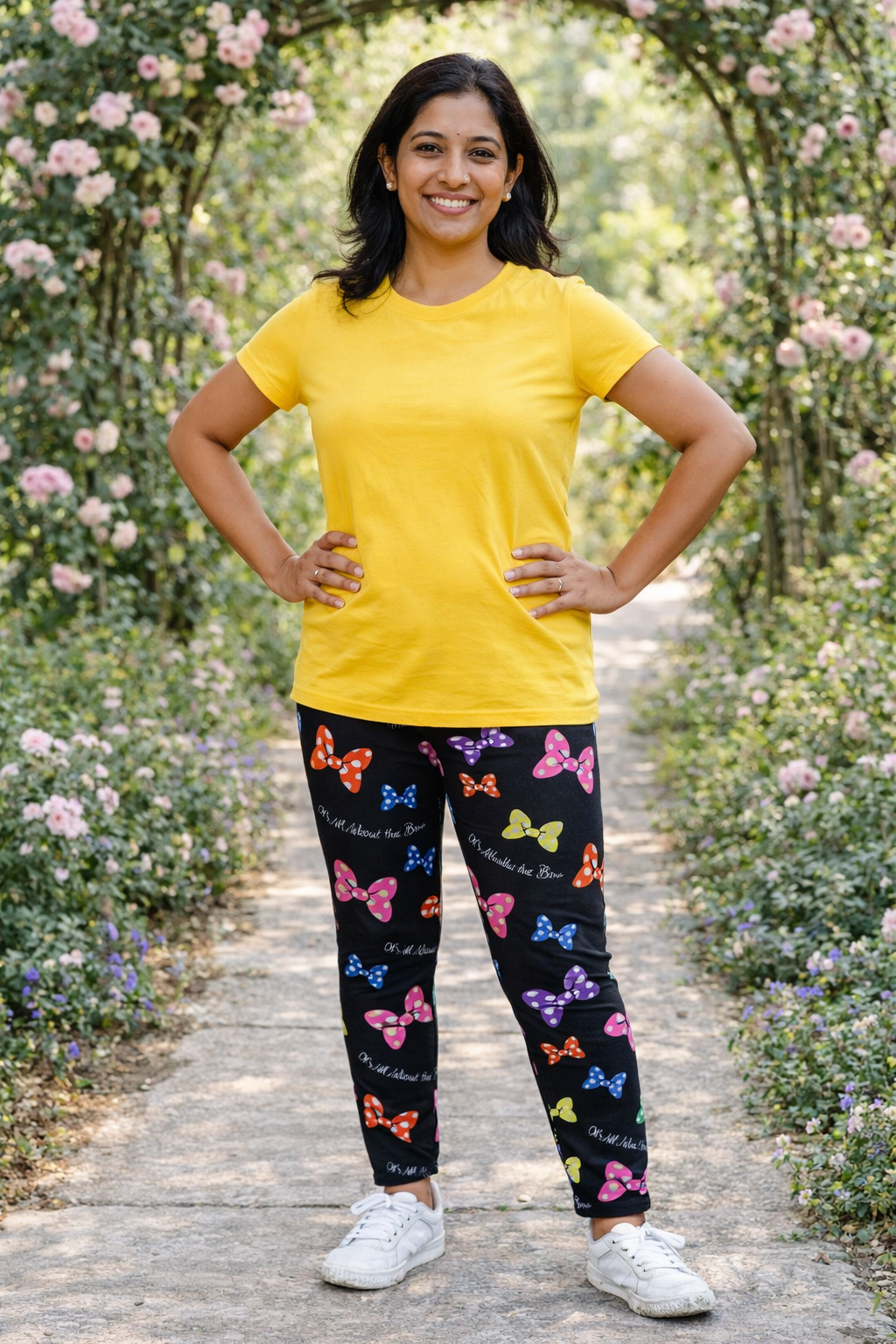 It's All About the Bow Leggings- Women's