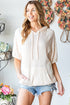 The Brianna - Women's Top in Cream