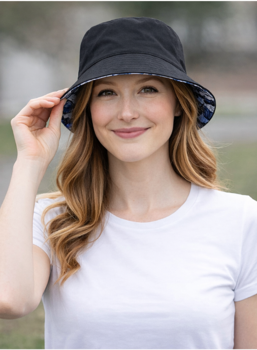 Blue Skies & Butterflies Bucket Hat