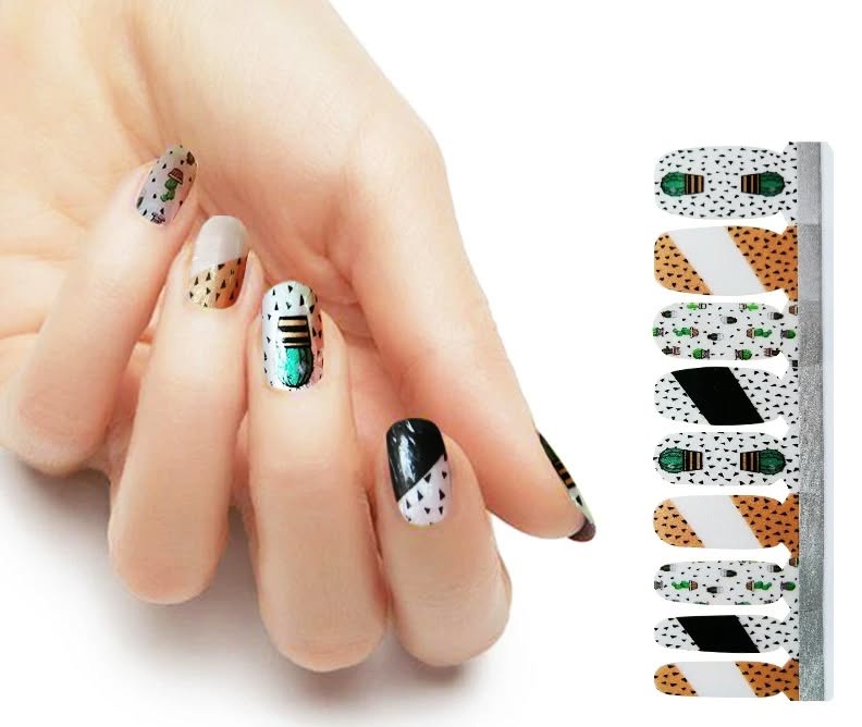 Cactus Love Nail Polish Strips