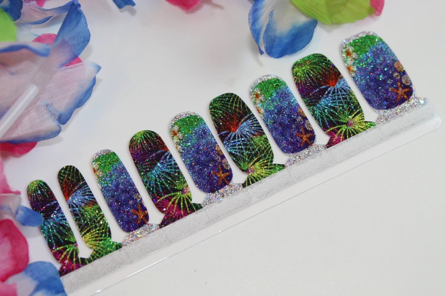 Coral Reef Nail Polish Strips
