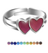 Double Heart Mood Ring