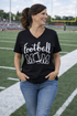 Football Mom - Women's V Neck Tee